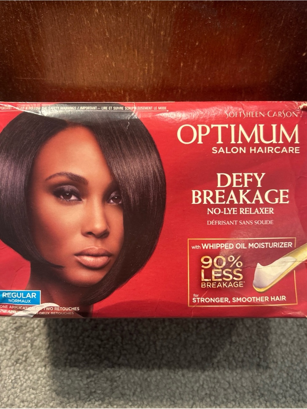 Softsheen Carson Optimum Care Defy Breakage No Lye Relaxer REGULAR 1 Applicatio